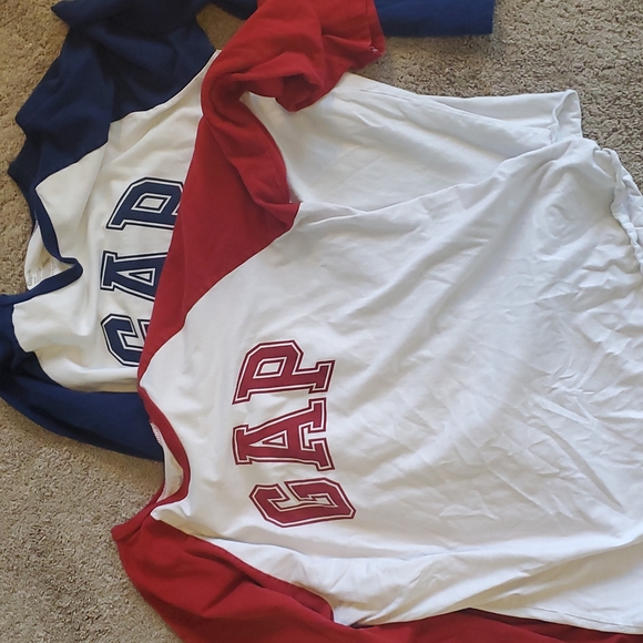 Lot of 2 Gap Baseball Shirts - Picture 1 of 2